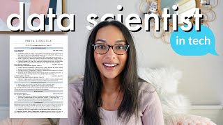 the PERFECT Data Science resume image
