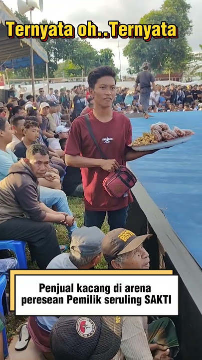 lagi viral penjual kacang jago suling