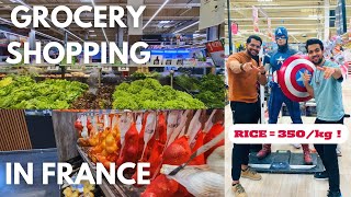 HOW EXPENSIVE ARE DAILY EXPENSES IN FRANCE | INTERNATIONAL STUDENTS | SUPERMARKET VLOG