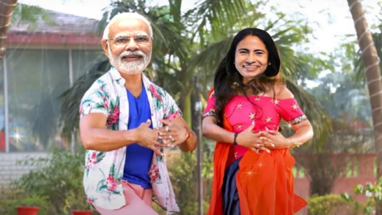 Chura ke dil mera goriya chali | Modi & Mamata dance | Funny dance video