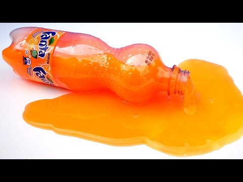 how-to-make-slime-clay-fanta-orange-flavour-diy-jelly-slime-drink-pretend-play