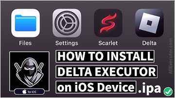 How To Install Delta Executor iOS (.ipa file) Using Scarlet App | Delta Executor iOS Latest Version