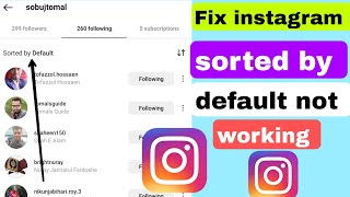 How to fix instagram followers sorted by default not working problem 2023 screenshot 5
