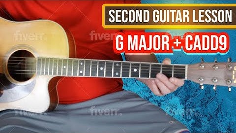 How to Play Cadd9 on Guitar | Transition between G Major and Cadd9