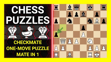 Chess Puzzles to Practice. Themes: Checkmate, One-move puzzle, Mate in 1. Learn Chess