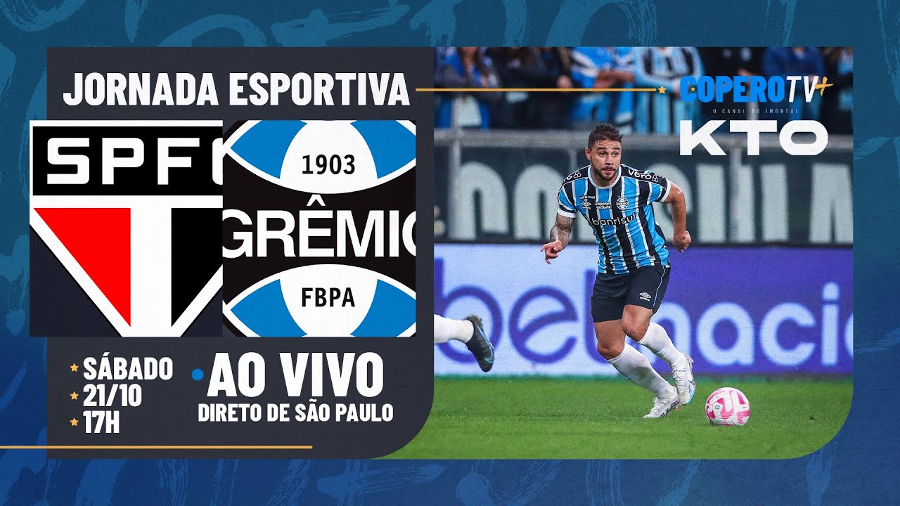 São Paulo x Grêmio - AO VIVO - 21/10/2023 - Campeonato Brasileiro 