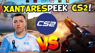 BEST AIMER IN CS 2  XANTARES ON FIRE in CounterStrike 2 Matchmaking   XANTARESPEEK MOMENTS!