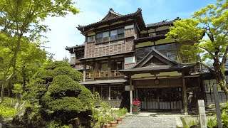Staying at Japan's Onsen Ryokan with a Beautiful Garden | Niigara | Vlog