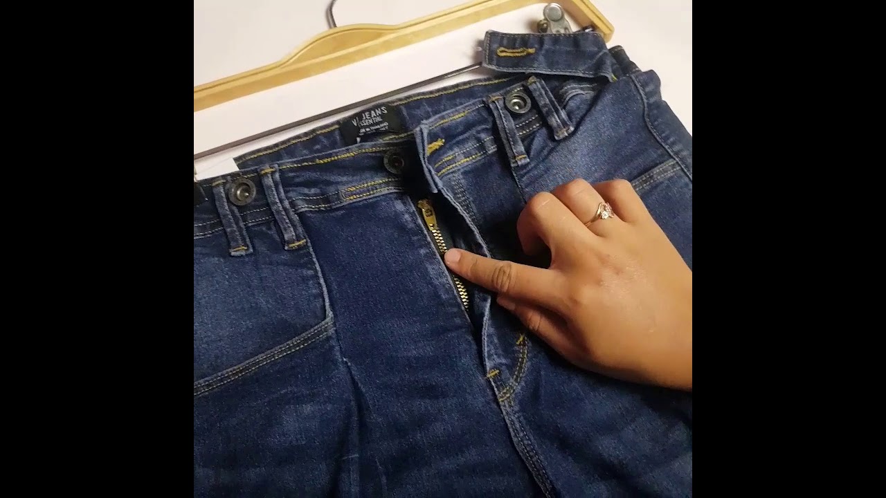 Celana Jeans Kulot Wanita VJ ESSENTIALS DENIM IMPORT 31536