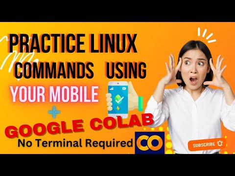 Master Linux Commands Anywhere! 📱🖥️ Google Colab | No Terminal Required 🌟 Mobile Friendly