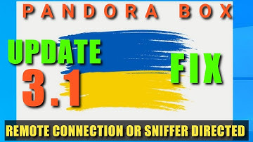 Pandora Box After Update 3.1 Problem Fix Remote Connection Or Sniffer Detected @fixgsm-tech
