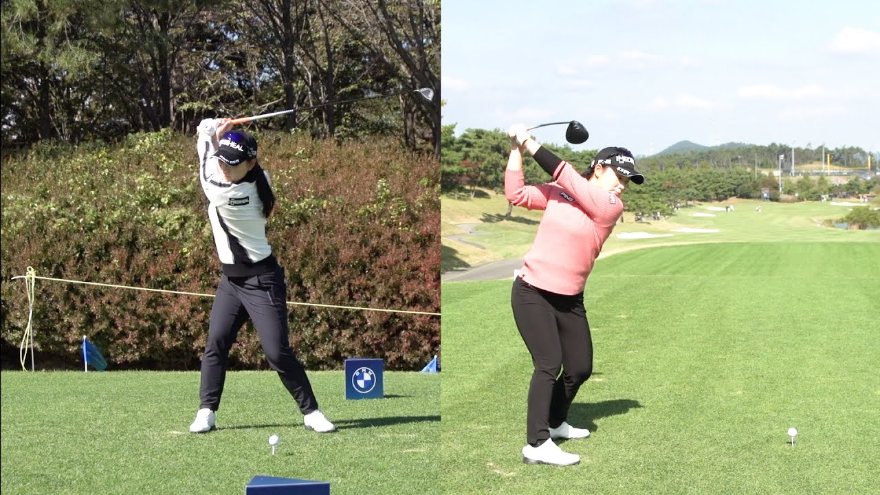 ‘명품스윙’ 이다연의 드라이버 측면 & 정면 샷