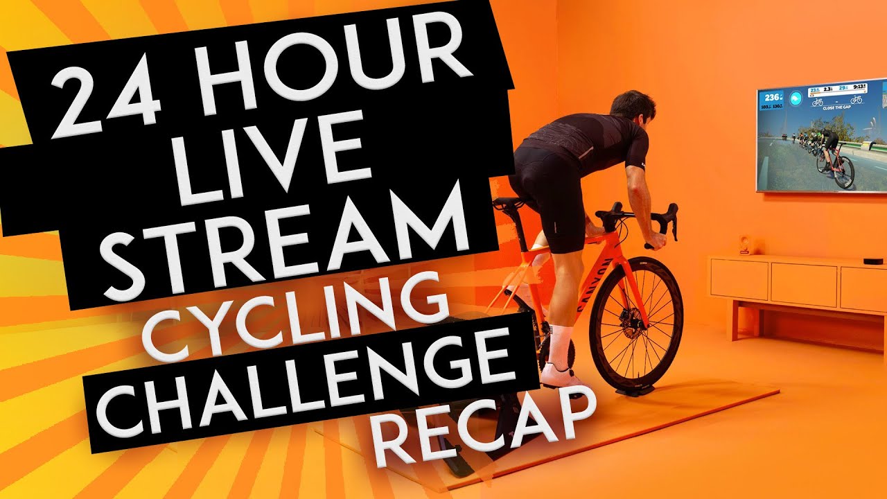 Our Fundraising Efforts from a 24 HOUR Live Stream ON A BIKE