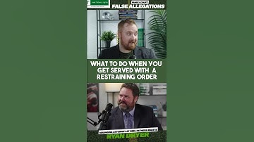 What to do when you get served with a Restraining Order | The Fathers Rights Attorneys