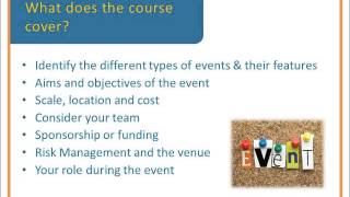 Event Management Career and Training
