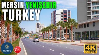 Turkey 4K, Luxury Mersin Yenişehir | Walking Tour with Captions and Map!