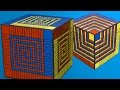 17x17 Patterns: Cube in Cube - Spiral - Superflip