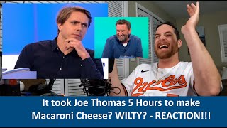 American Reacts JOE THOMAS "It once took me five-and-a-half hours to make macaroni cheese" REACTION