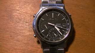 How I restored a Seiko 7T32-6A5A Men's Quartz Chronograph with dual time  and alarm function - YouTube