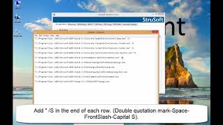 Silent uninstallation script