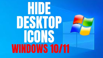 How To Hide Desktop Icons on Windows 10/11 - Quick & Easy Tutorial! (2024)