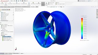 How to do FEA Anlaysis on Wheel in SOLIDWORKS