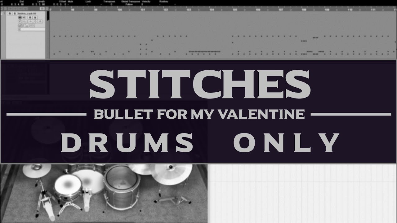 Bullet For My Valentine - Stitches DRUMS ONLY