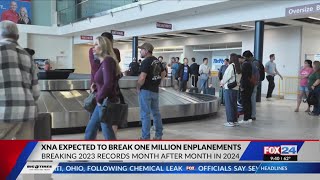 XNA expected to break 1 million enplanements