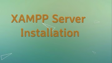 How to install XAMPP server For windows 8/ windows8.1