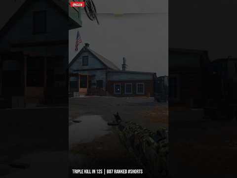 Triple kill in 12s | BO7 Ranked #Shorts