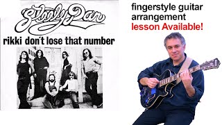 Rikki Don’t Lose That Number - Steely Dan - Fingerstyle Guitar - lesson available! guitar tab & chords by Jake Reichbart. PDF & Guitar Pro tabs.