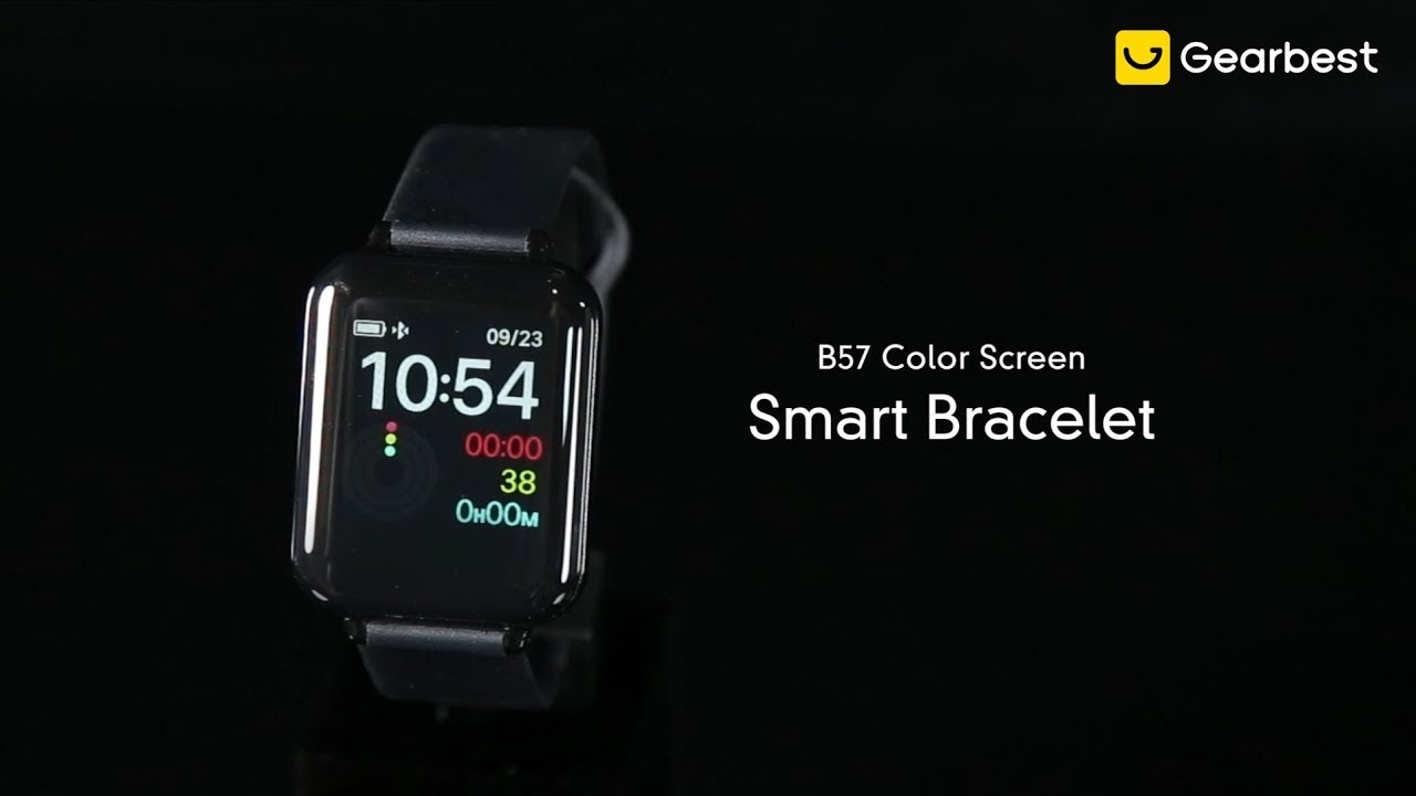 B57 Color Screen Waterproof Smart Bracelet YouTube
