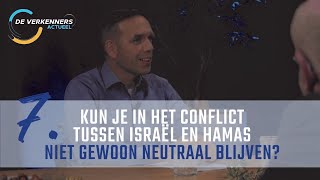 Kun Je In Het Conflict Tussen Israël En Hamas Niet Gewoon Neutraal Blijven?
