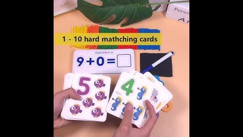 Counting Sticks Montessori Math Educational Toy