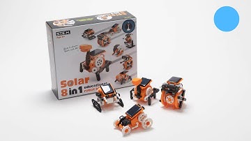8 in 1 Solar Educational Robot Kit