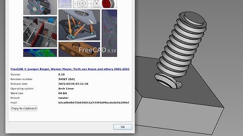Freecad-Tutorial - English - Helix-Threads with newest Version 0.19