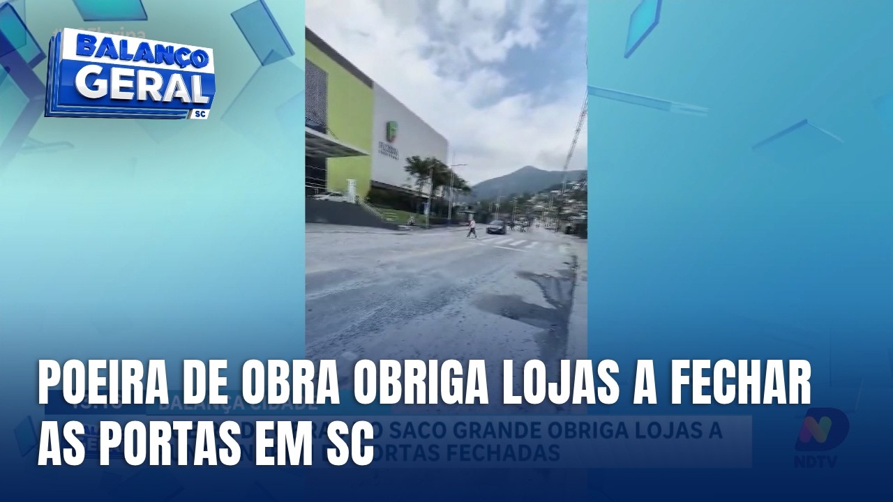 Moradores denunciam problemas causados por obra no Saco Grande, em Florianópolis