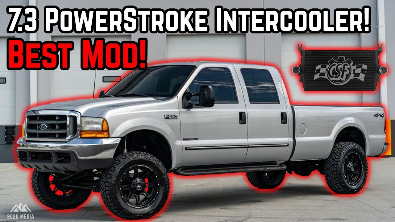 Ford 7.3 Powerstroke Upgraded Intercooler Benefits! YouTube