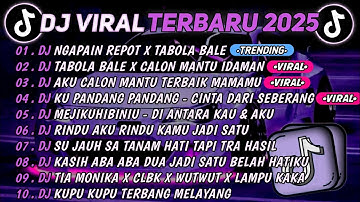 DJ TIKTOK TERBARU 2025🎵DJ NGAPAIN REPOT X TABOLA BALE🎵DJ TABOLA BALE CALON MANTU || FULL ALBUM 