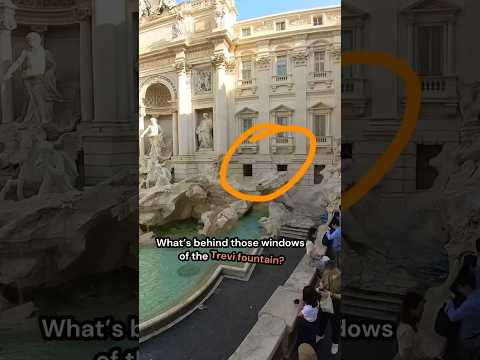 What’s behind the Trevi Fountain in Rome?