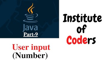 Java Bangla Tutorial 9: Getting User Input (Number) | Scanner Class