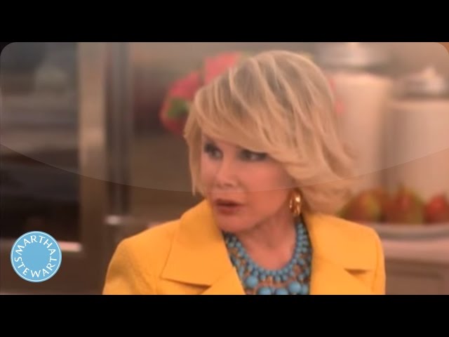 Monogram Tea Towels with Joan Rivers - Martha Stewart 