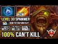 NEW Level 30 Bristleback Spammer 7.35 Radiance 100% Can&#39;t Kill 1v5 Run At Everyone on Map Dota 2