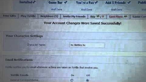 How to change your name in Yoville!