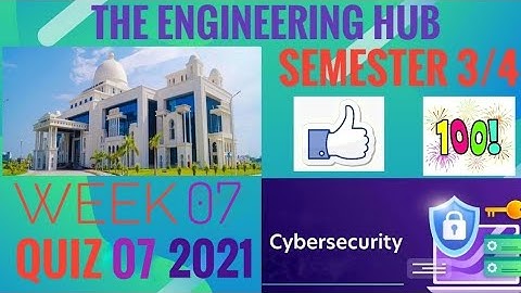 COMPUTER SYSTEM SECURITY | QUIZ 07 | AKTU PRUTOR AI | THE ENGINEERING HUB