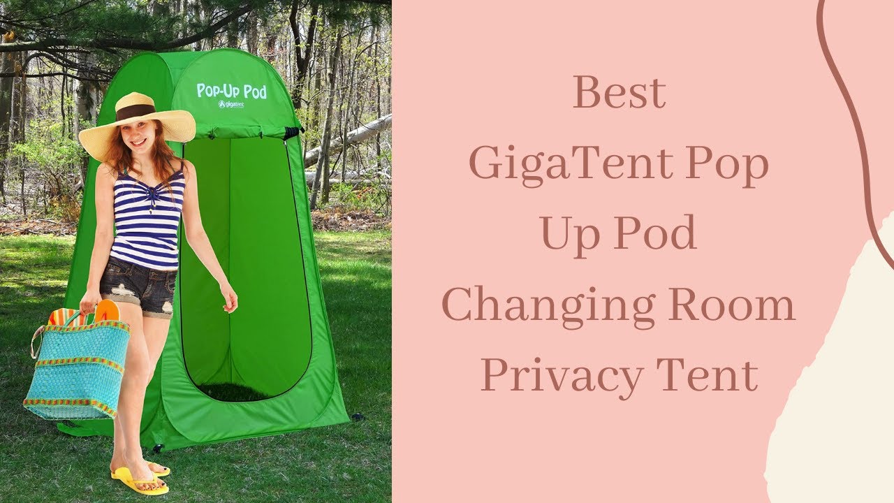 GigaTent Pop Up Pod Changing Room Privacy Tent, Rain Shelter for Camping & Beach