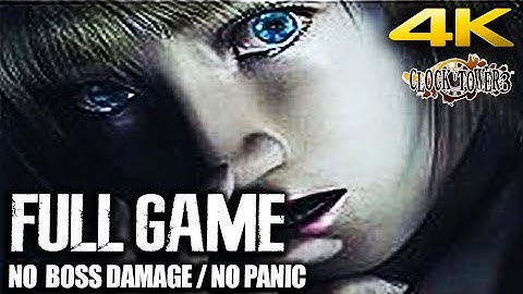 Clock Tower 3 (PS2) Full Game | No Damage (BOSS) - No Panic | Gameplay Walkthrough【4K60ᶠᵖˢ UHD】