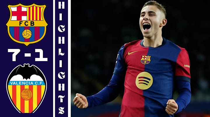 Barcelona vs Valencia 7-1 | Full Match Highlights and Goals | LaLiga 2025