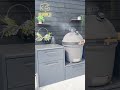 Outdoor BBQ Reveal with Mobile Stainless Steel Kitchen Cabinet - KBIS 2025