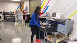 Preparing your EPSON SureColor F2000 & F2100 DTG Printers for Daily Use - Ink Prep & Nozzle Check